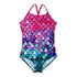 Mermaid Blue Mermaid Pink Swimsuit One Pieces Amazon 1-2T Scale